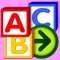 The popular site, Starfall, has taken their ABCs section from their site and compacted it into a mobile app for you to tote around on the go
