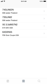 Car parts for BMW diagrams ETK screenshot