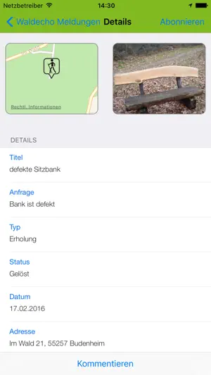 WaldEcho Rheinland-Pfalz screenshot 3