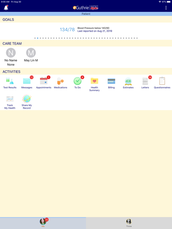 eGuthrie iPad screenshot 1 - Medical app