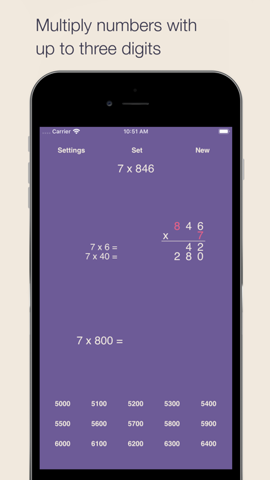 Partial Product Multiplication iPhone screenshot
