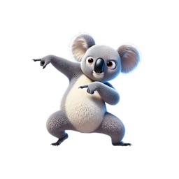Dancing Koala Stickers
