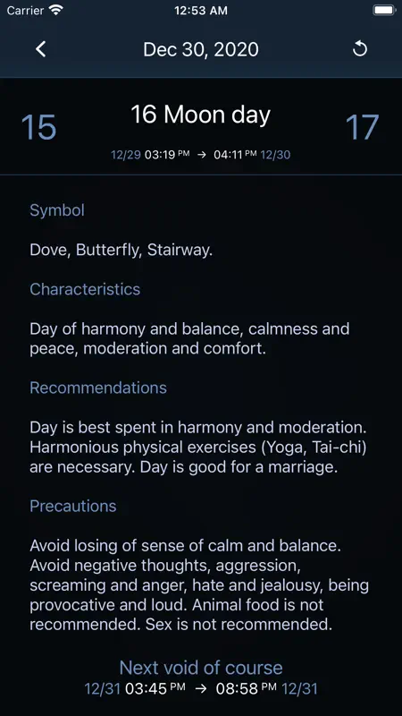 Deluxe Moon Pro • App & Widget screenshot 8 of 10