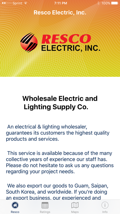 Resco Electric iPhone screenshot 4 - Business app
