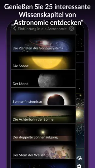 Screenshot von The Sky Pro By Redshift auf dem iPhone 9