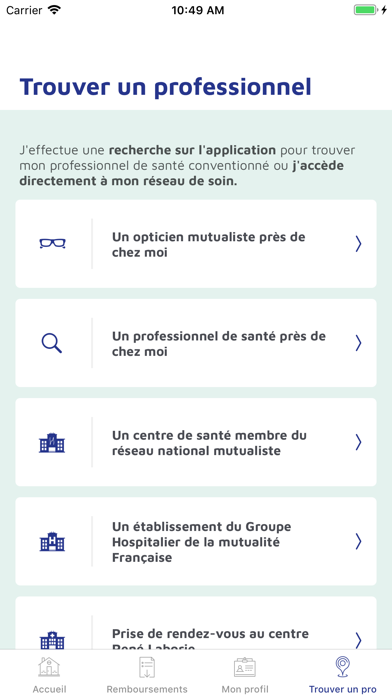 uMEn-Santé Screenshot