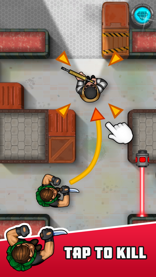 #1. Hunter Assassin (iOS) 由: RUBY OYUN VE YAZILIM DANISMANLIK SANAYI TICARET ANONIM SIRKETI