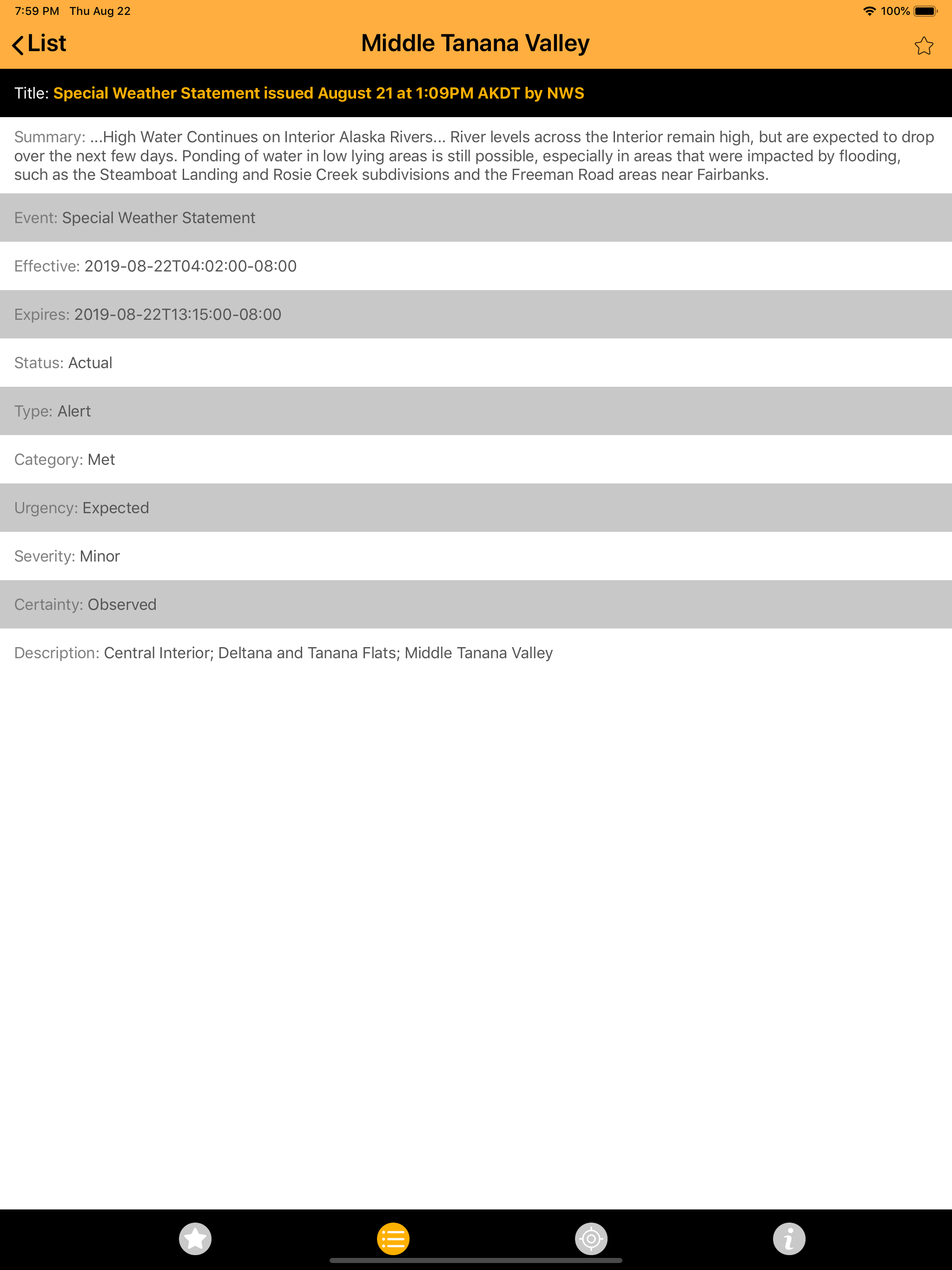 NOAA Alerts Weather PRO screenshot 14