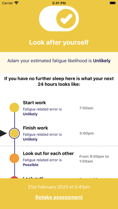 Fatiguefit4Duty Screenshot