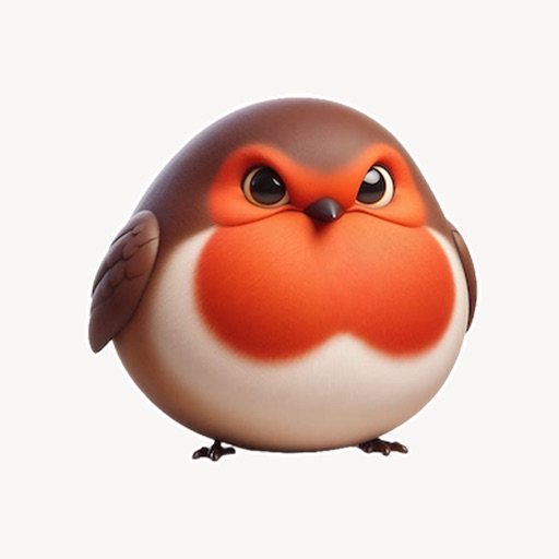 Fat Robin Stickers icon