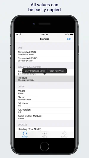 Gathered: Sensors and Metadata screenshot 2
