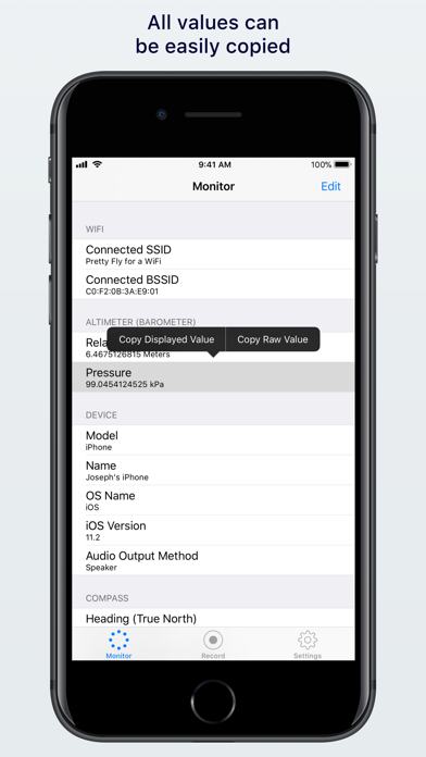 Screenshot #2 pour Gathered: Sensors and Metadata