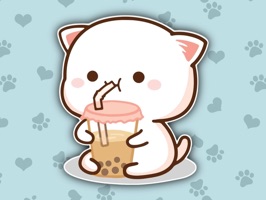 Animated Mochi Cats Stickers