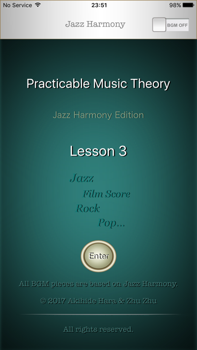 Screenshot #1 pour Jazz Harmony Lesson 3