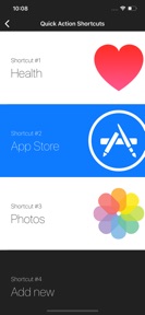 Shortcuts (Quick Open) screenshot