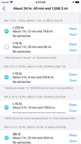 Road Trip Planner™ screenshot