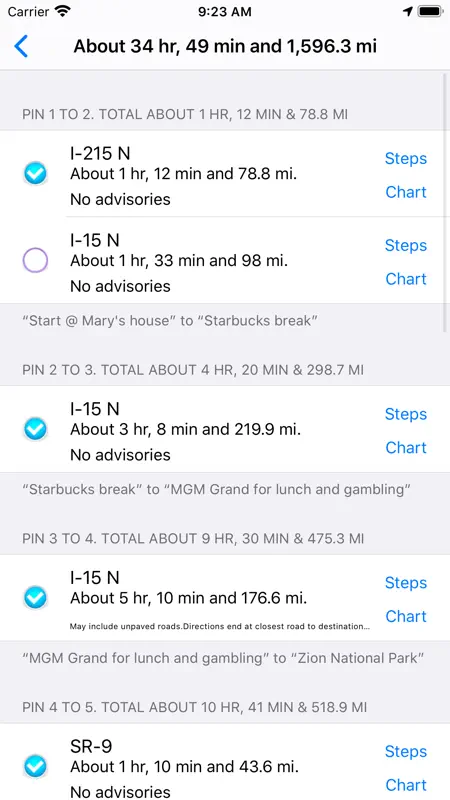 Road Trip Planner™ screenshot 7 of 10