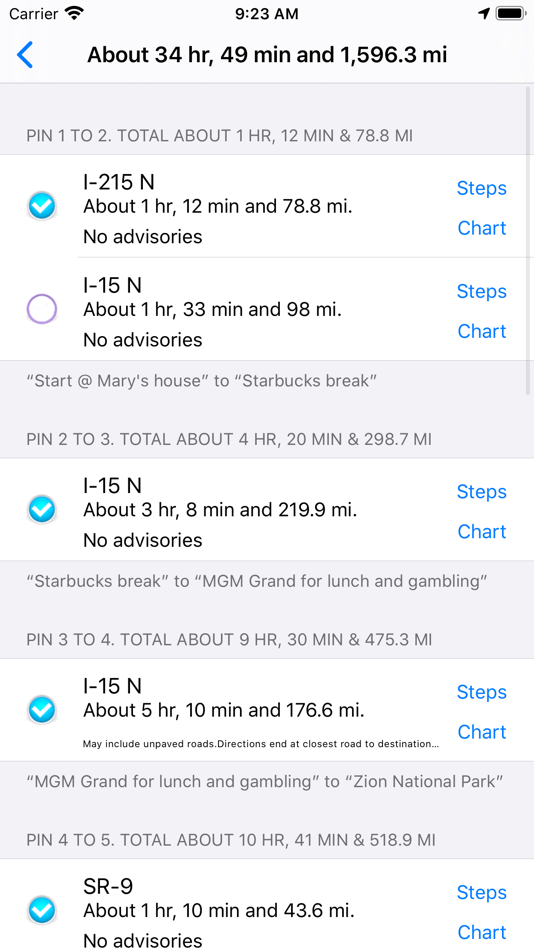 #7. Road Trip Planner™ (iOS) Ved: Kyle Modesitt