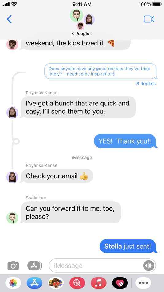 #2. Messages (iOS) By: Apple
