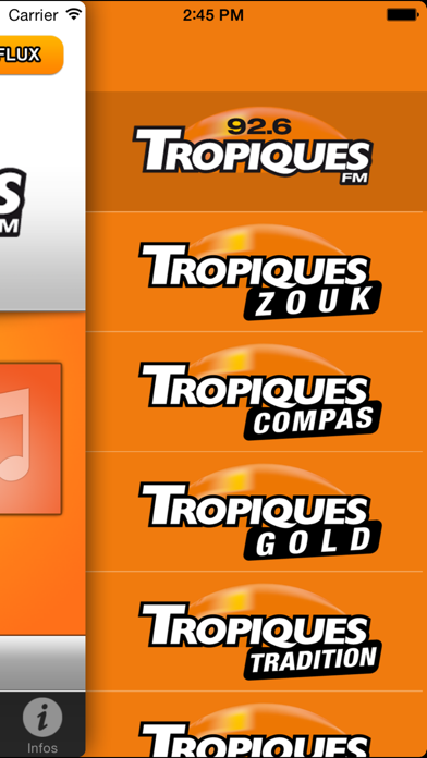 Screenshot #3 pour Tropiques FM Officiel