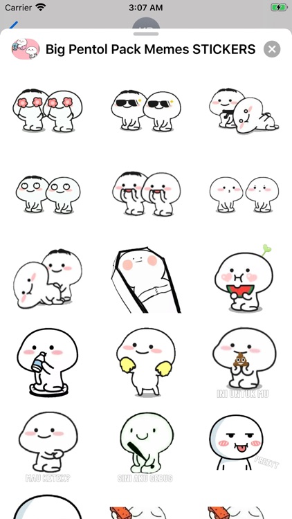 Big Pentol Pack Memes stickers
