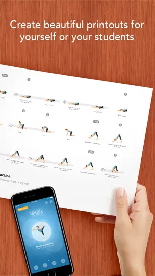 Capture d'écran de Pocket Yoga Teacher sur iPhone 6