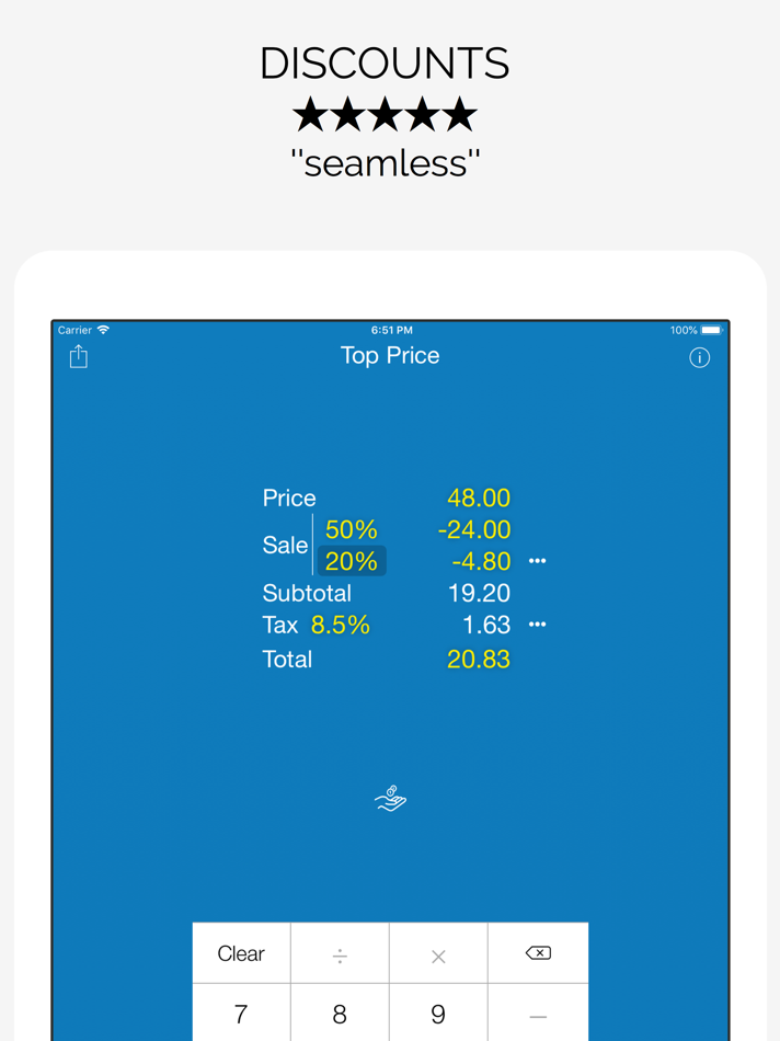 #3. Sales Tax Calculator > (iOS) Με: monkeyLabs Inc.
