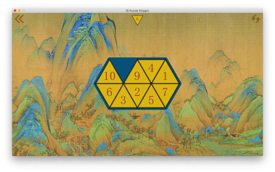 #8. 15 Puzzle Polygon (macOS) 게시자: 振华 许