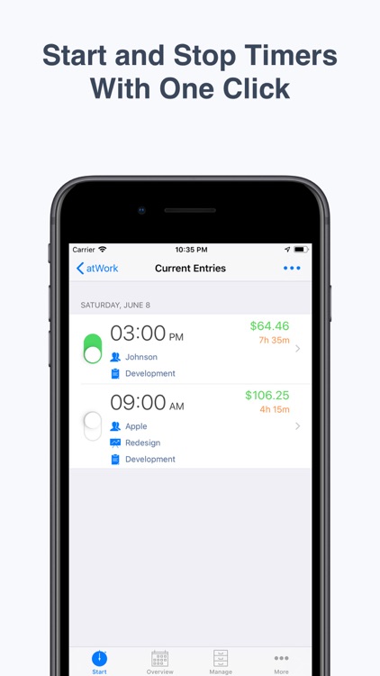 Work Hours Tracker - atWork screenshot-5