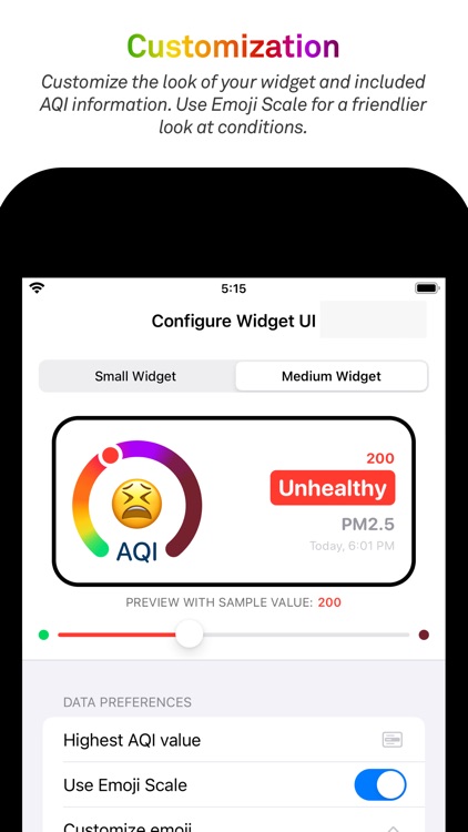Breathable Air Quality Widget