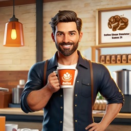 Coffee Shop Simulator Games 24