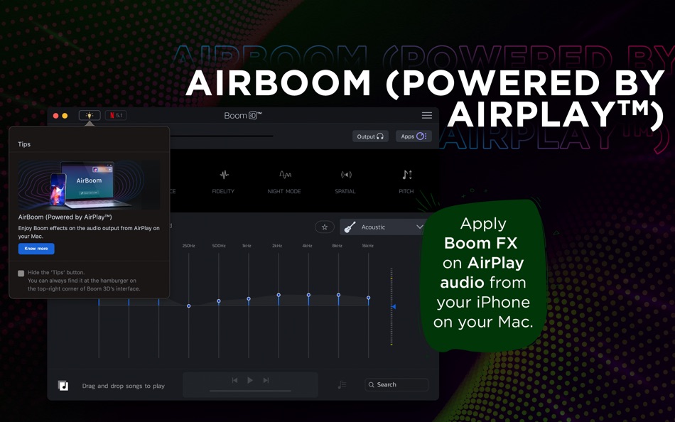#5. Boom3D: Volume Booster and EQ (macOS) 由: Global Delight Technologies Pvt. Ltd