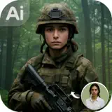 Military AI Portrait Generator - Icona app