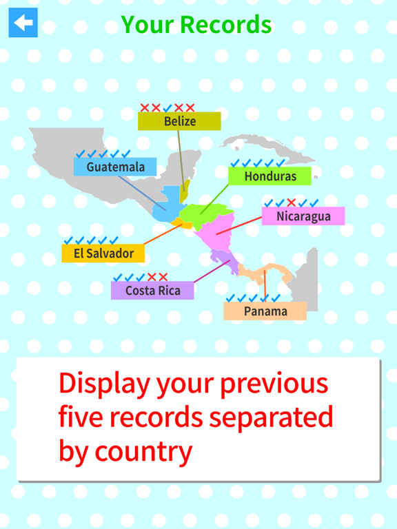 World Countries Map Quiz iPad screenshot 2 - Education app