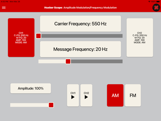 Husker Scope iPad screenshot 3 - Utilities app