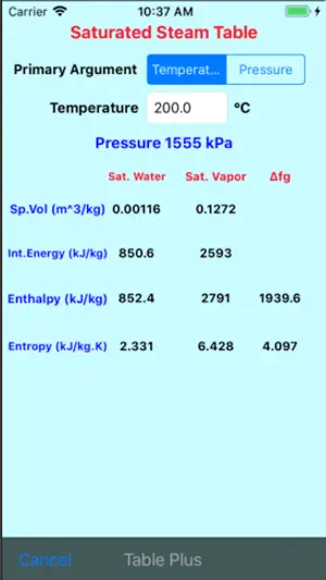 Thermo Physical Prop screenshot 3