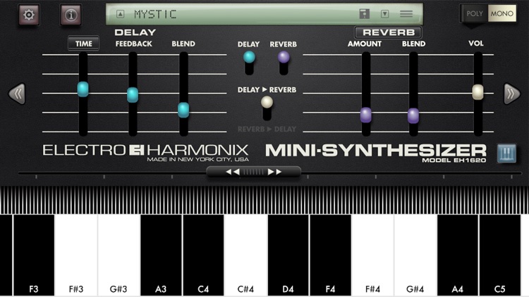 Mini Synthesizer for iPhone