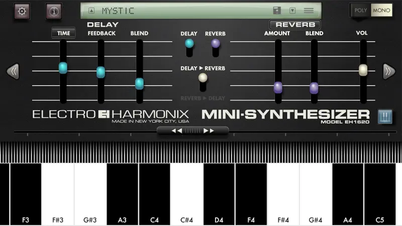 Mini Synthesizer for iPhone screenshot 2 of 5