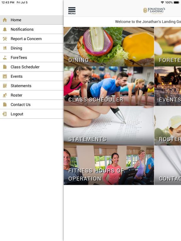 Jonathan’s Landing Golf Club iPad screenshot 2 - Lifestyle app