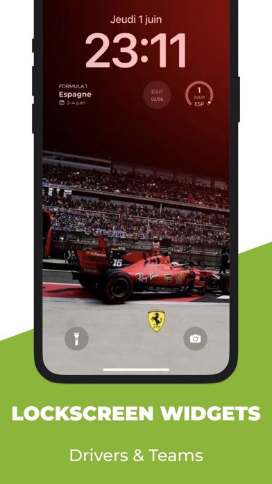 Motorsports Widgets Screenshot