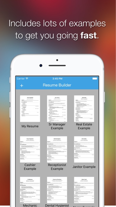 Screenshot #3 pour Resume Writer: CV Maker
