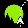 Зелёная кнопка icon