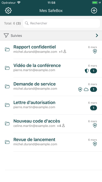 Screenshot #1 pour XM SendSecure