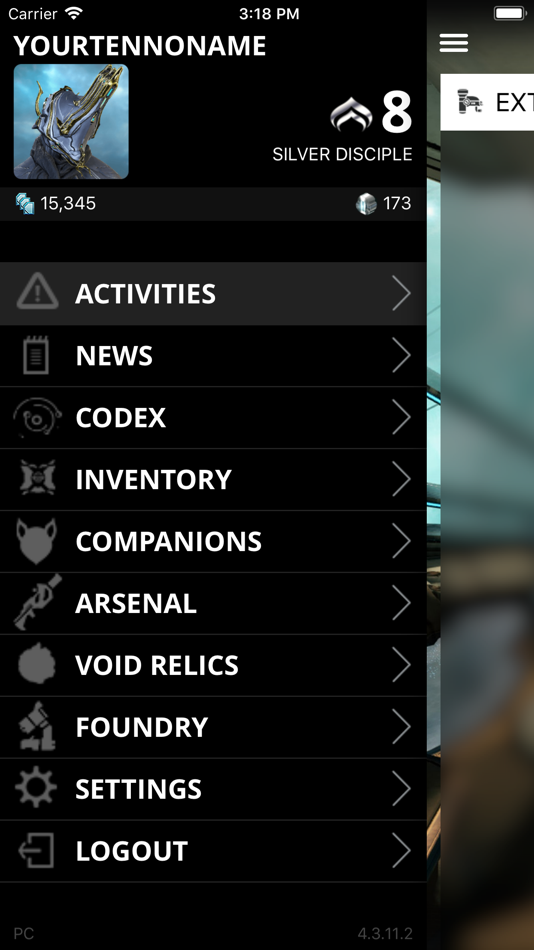 #1. Warframe Companion (iOS) Podle: Digital Extremes