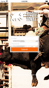 Rodeo Ticket Check In screenshot