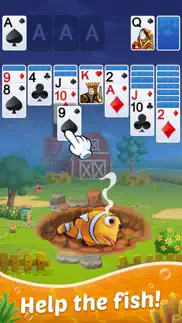 solitaire klondike fish iphone screenshot 1