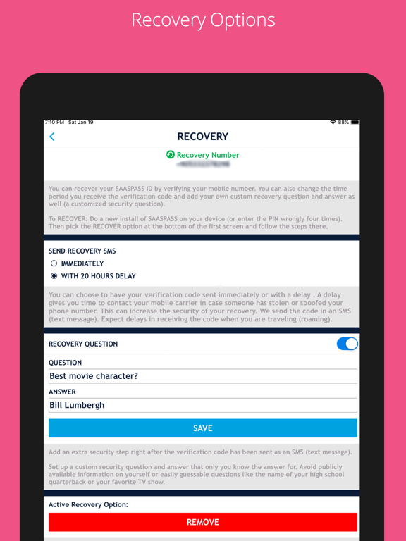 Authenticator Password Manager iPad screenshot