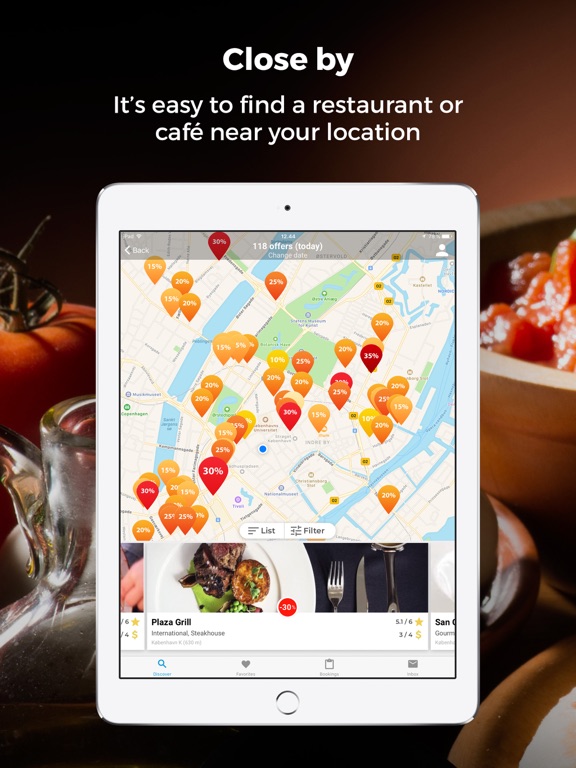 R2N - Discount on Restaurants iPad screenshot 2 - Food & Drink app