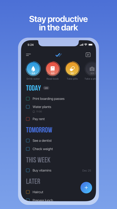 Tappsk: ToDo & Habit Tracker Screenshot