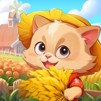 Cat & Farm: Cute Cat game iOS Hack App Icon